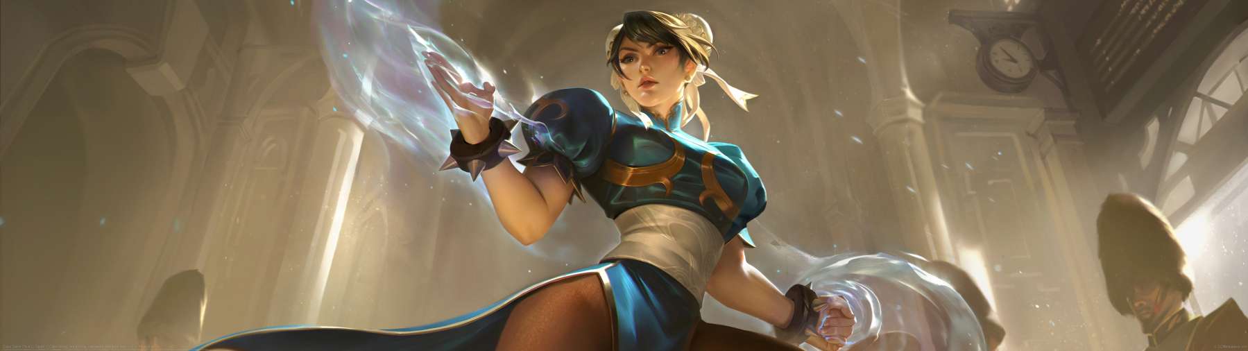 Class Demo Chun Li Fanart ultrawide achtergrond