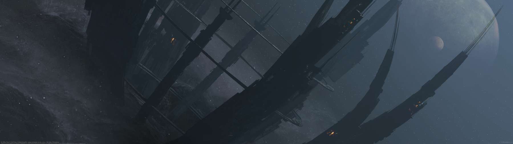 Dr Who Flux ultrawide achtergrond
