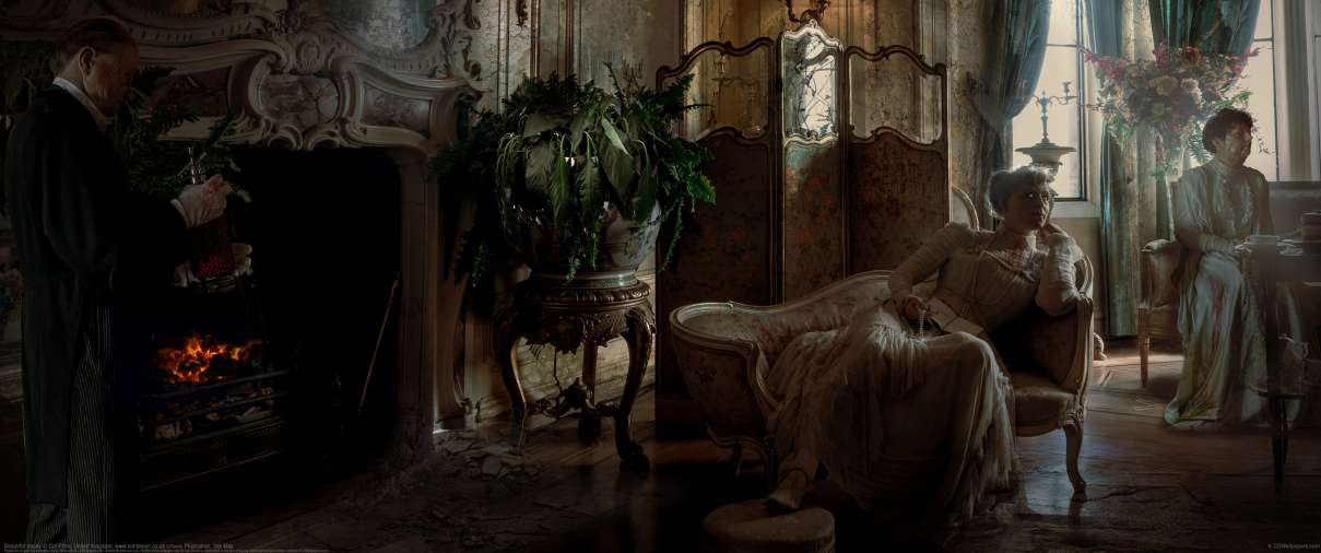 Beautiful decay ultrawide achtergrond