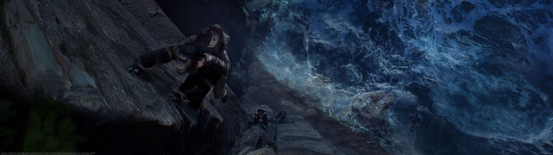 Kingdom of the Planet of the Apes: seaward climb keyframe ultrawide achtergrond