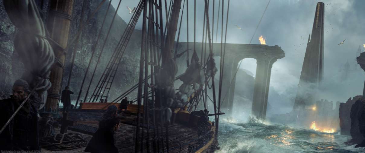 Stand steady boys, the prize will soon be ours ultrawide achtergrond