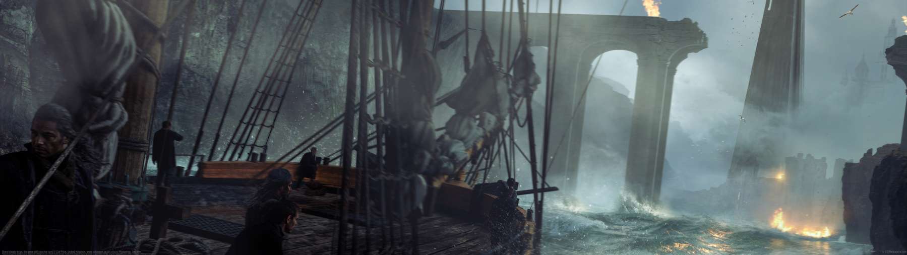 Stand steady boys, the prize will soon be ours ultrawide achtergrond