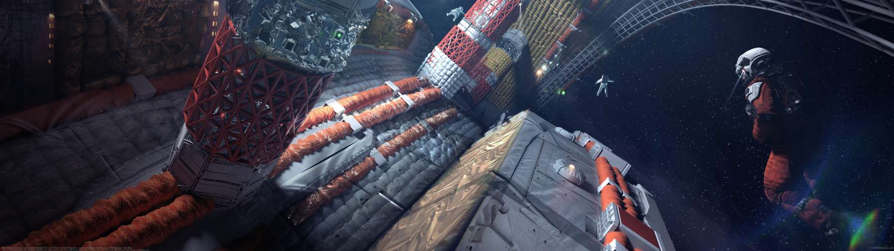Per Aspera Ad Asta: early ship design 2 ultrawide achtergrond