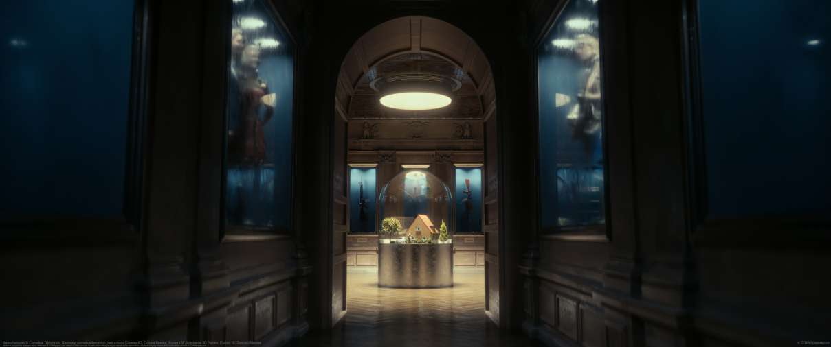 Menschenpark ultrawide achtergrond