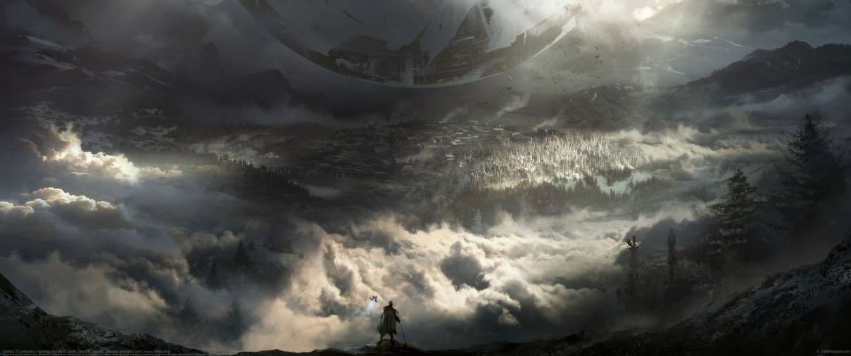 Destiny 2 Cinematics Paintings Bundle ultrawide achtergrond