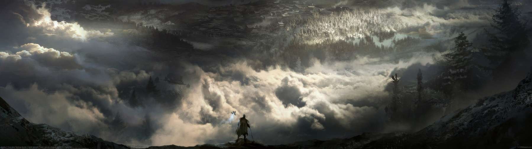 Destiny 2 Cinematics Paintings Bundle ultrawide achtergrond