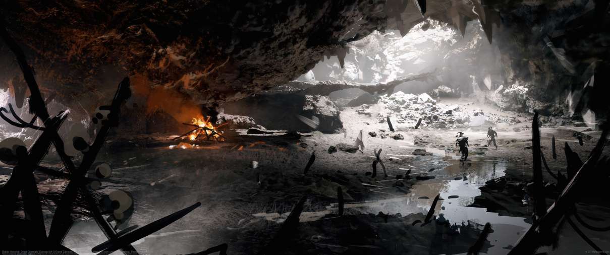 Diablo Immortal: Druid Cinematic Concept Art ultrawide achtergrond