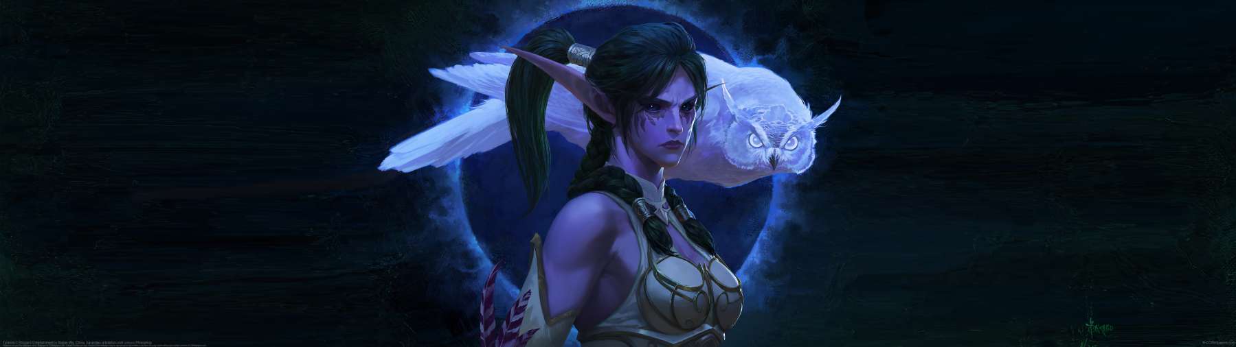 Tyrande ultrawide achtergrond