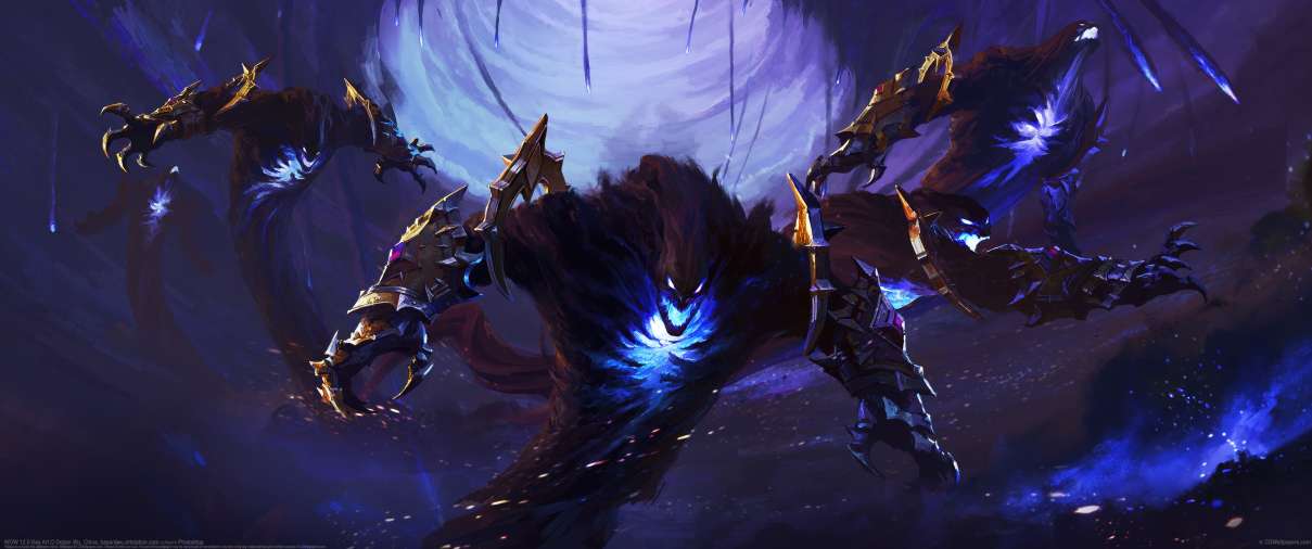 WOW 12.0 Key Art ultrawide achtergrond