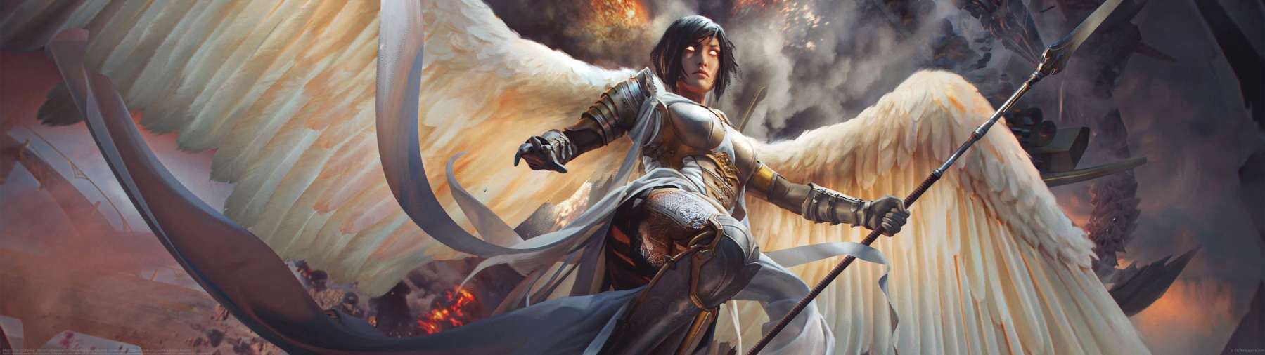 Magic The Gathering: Serra Faithkeeper ultrawide achtergrond