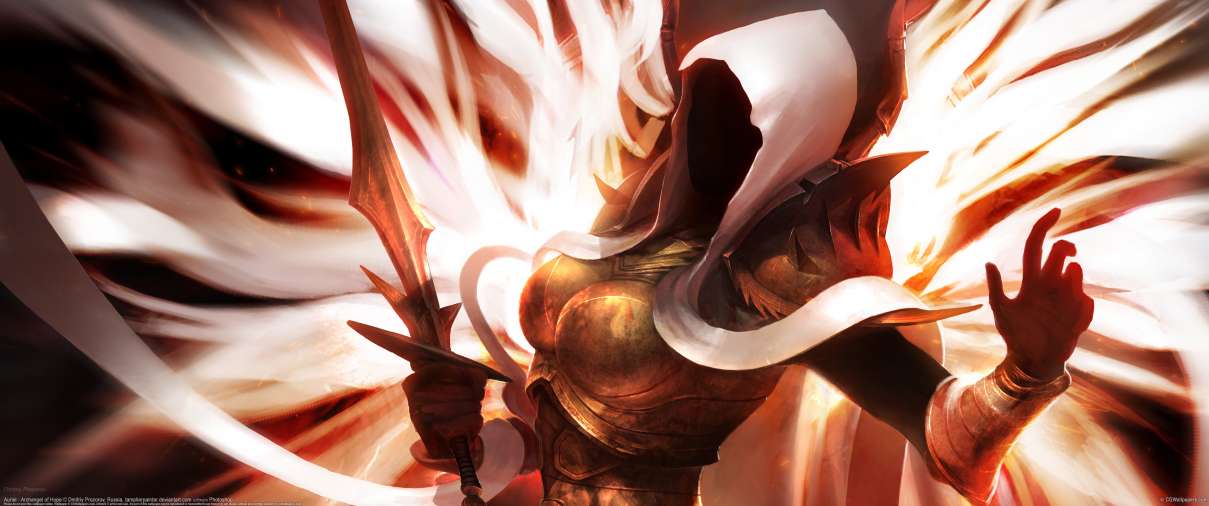 Auriel - Archangel of Hope ultrawide achtergrond