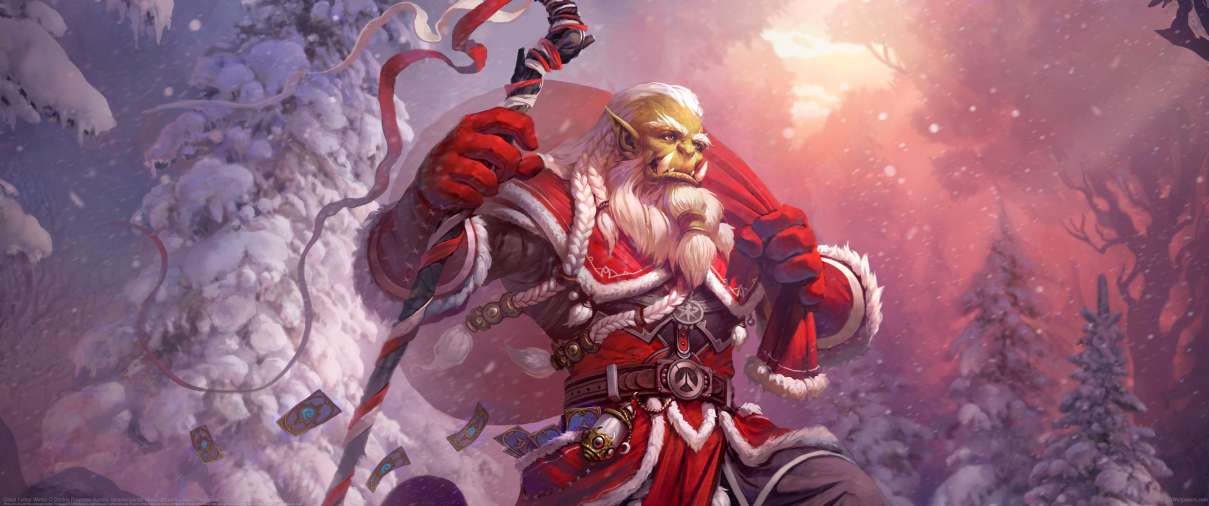 Great Father Winter ultrawide achtergrond