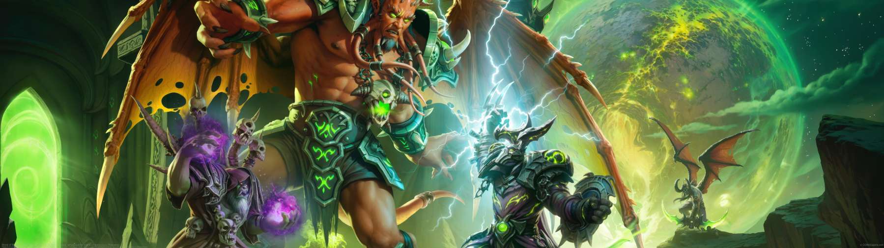 World of Warcraft Legion Remix ultrawide achtergrond