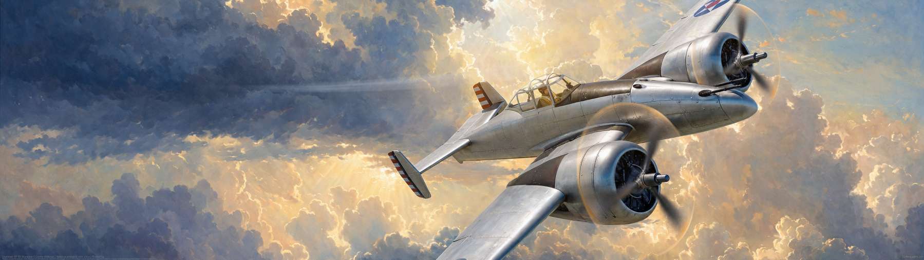 Grumman XP-50 Skyrocket ultrawide achtergrond