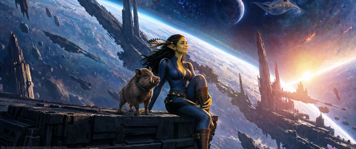 Mantra - Book One Cover ultrawide achtergrond