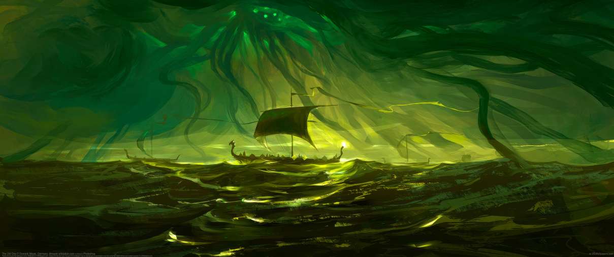 The Old One ultrawide achtergrond