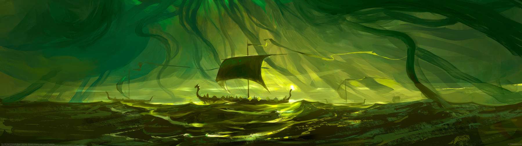 The Old One ultrawide achtergrond