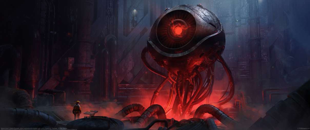Sphere Boss ultrawide achtergrond