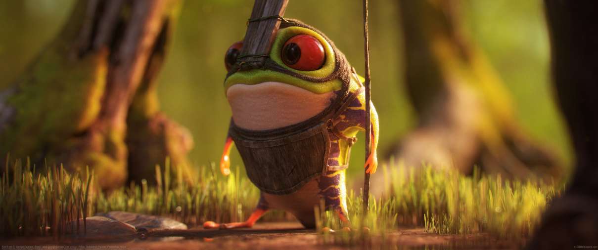 Red Eyes ultrawide achtergrond