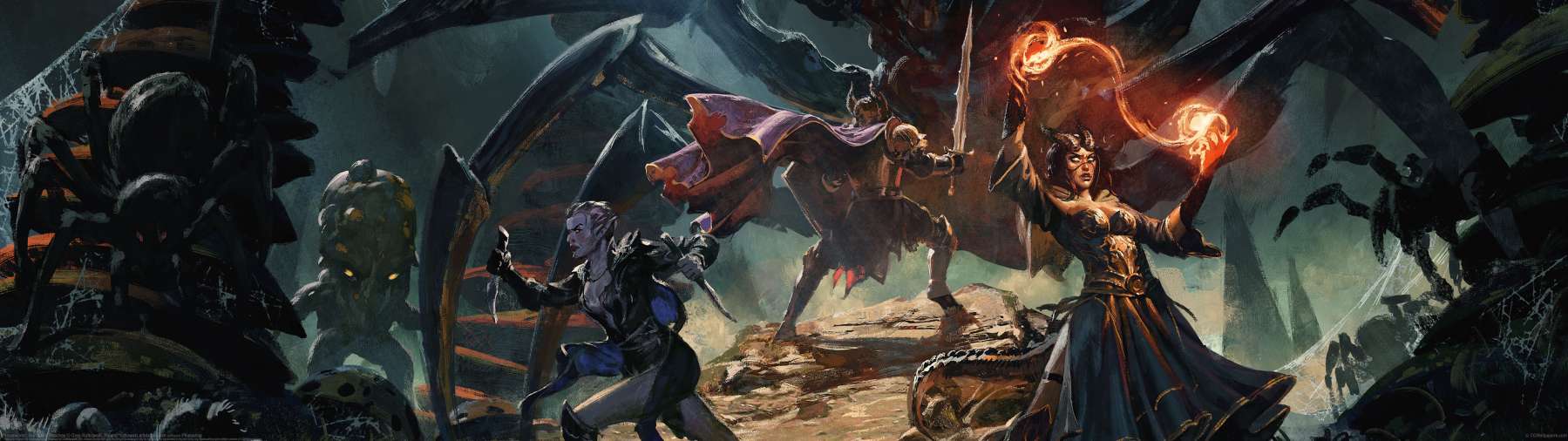 Neverwinter: Northdark Reaches ultrawide achtergrond