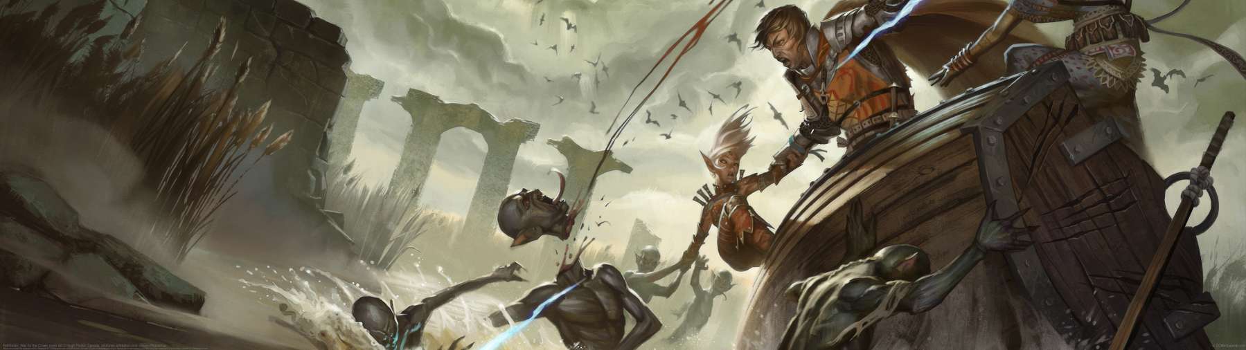 Pathfinder: War for the Crown cover art ultrawide achtergrond