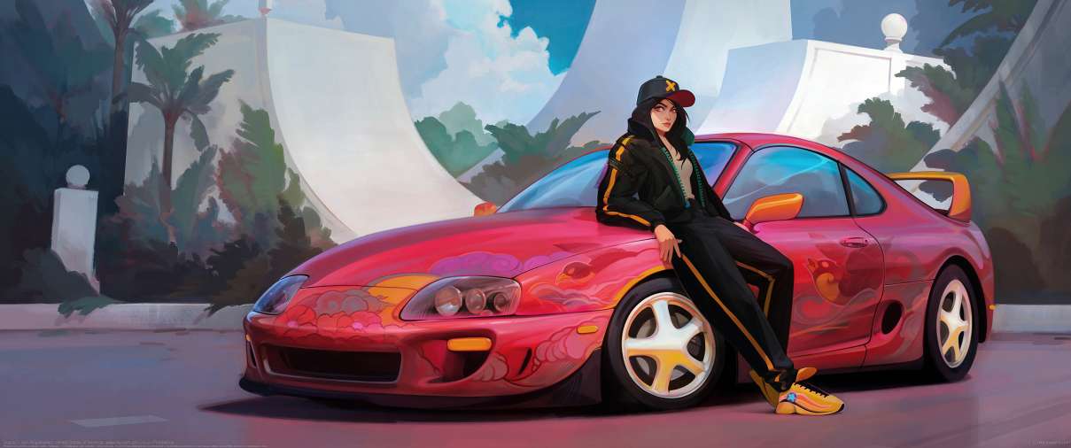Supra ultrawide achtergrond