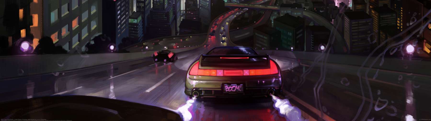 NSX ultrawide achtergrond