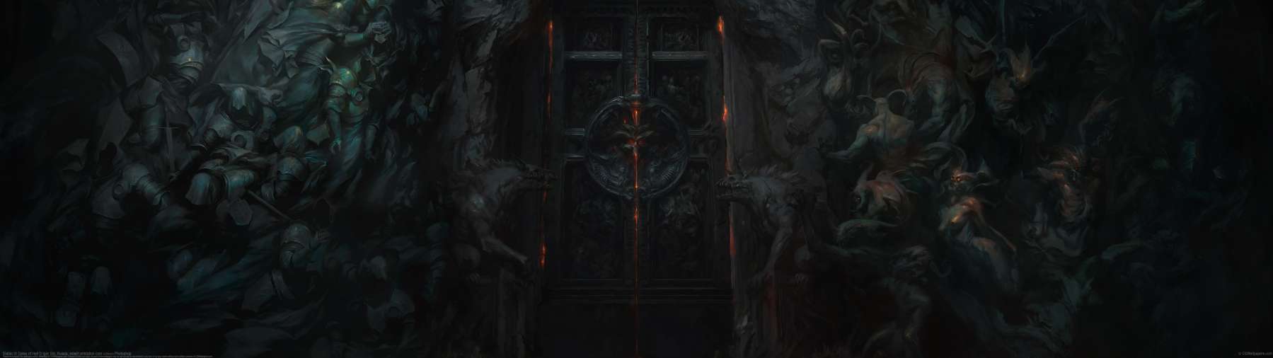 Diablo IV Gates of Hell ultrawide achtergrond
