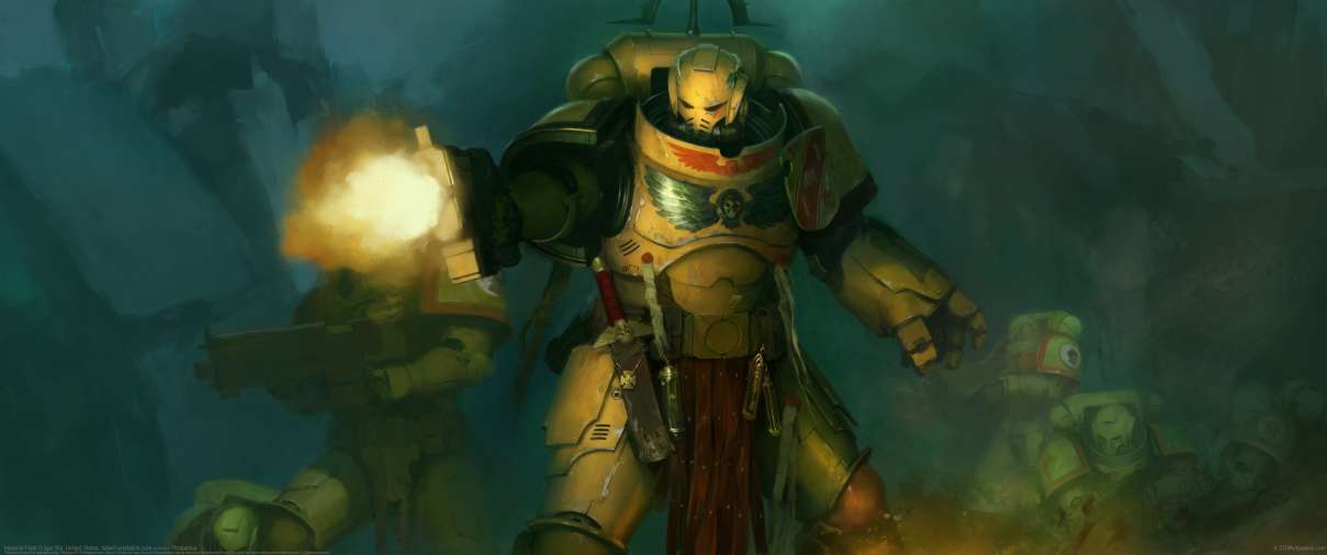 Imperial Fists ultrawide achtergrond