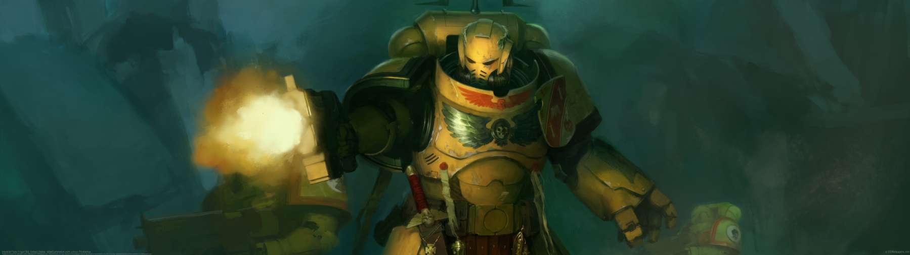 Imperial Fists ultrawide achtergrond