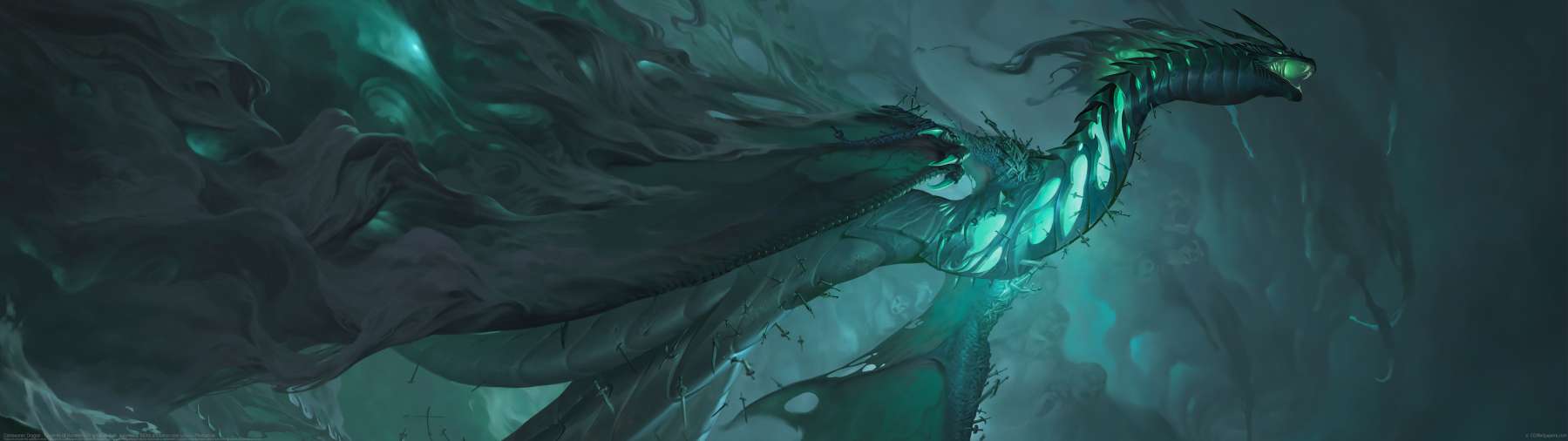 Camavoran Dragon - Legends of Runeterra ultrawide achtergrond