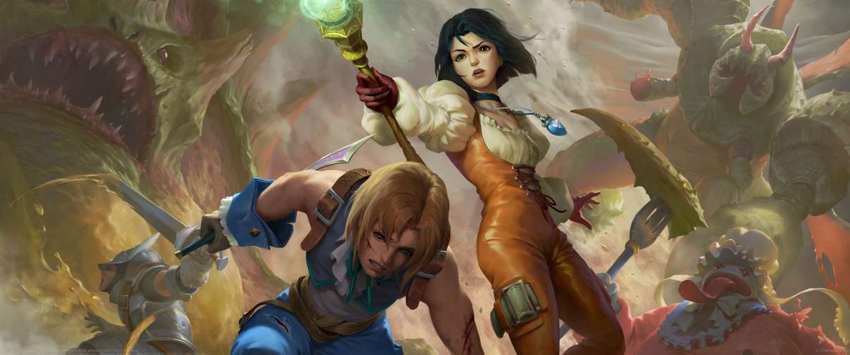 MtG X Final Fantasy ultrawide achtergrond