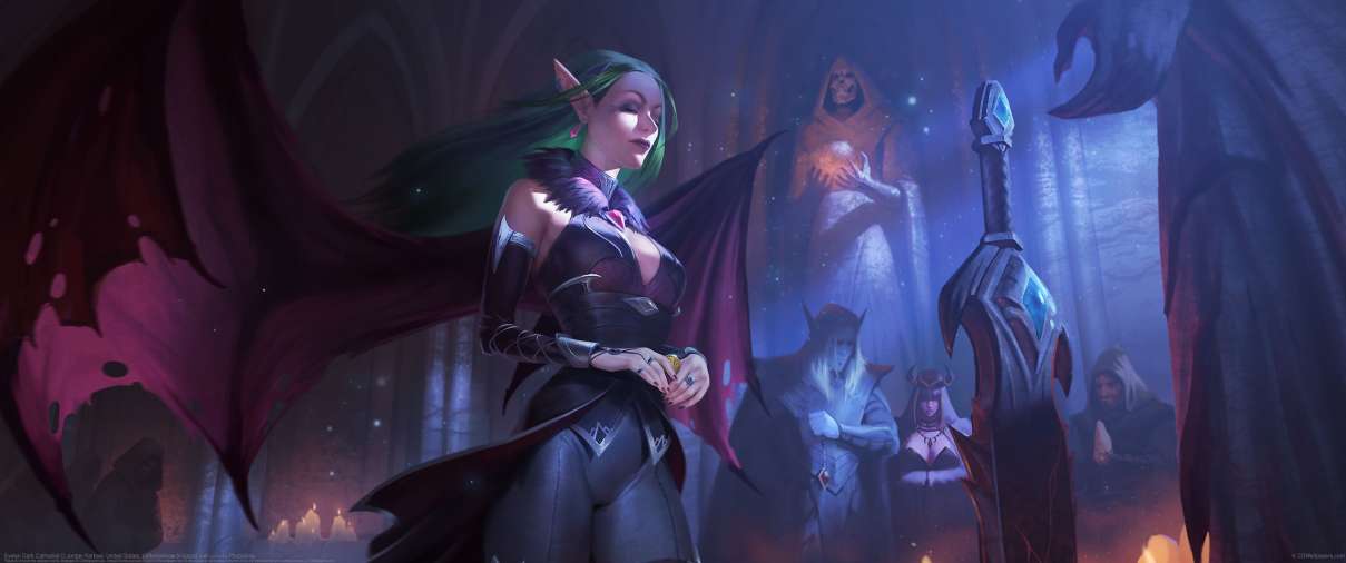 Evelyn Dark Cathedral ultrawide achtergrond