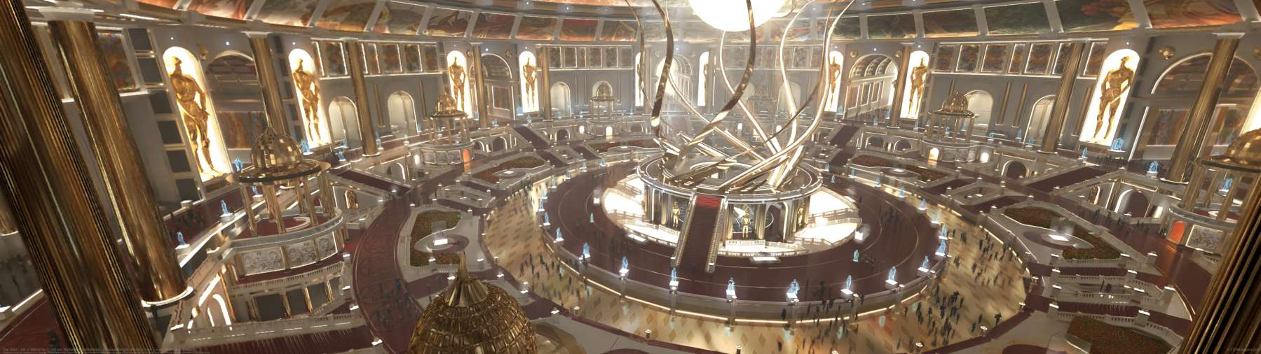 Star Atlas: Hall of Memories ultrawide achtergrond