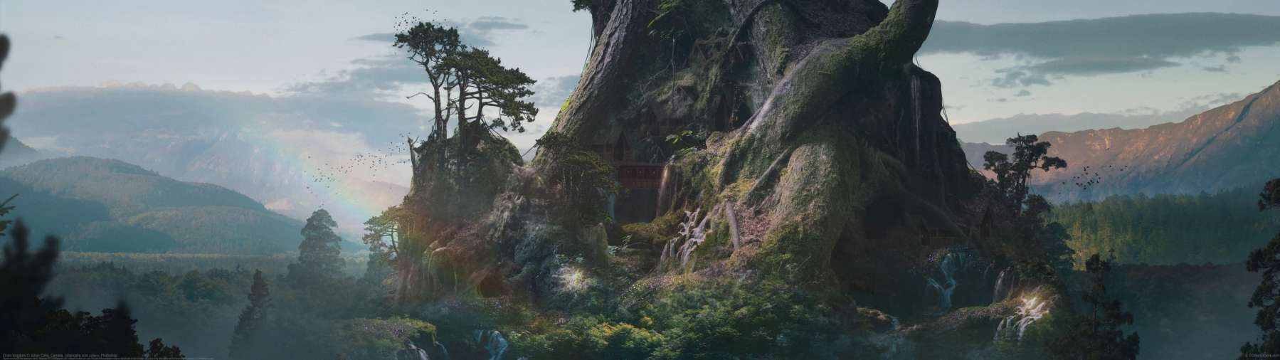 Elven kingdom ultrawide achtergrond