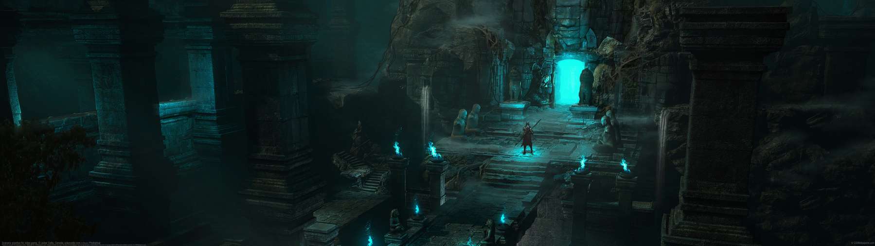 Scenario practice for video game.  ultrawide achtergrond