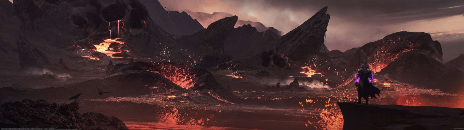 Scenario practice for video game 2 ultrawide achtergrond