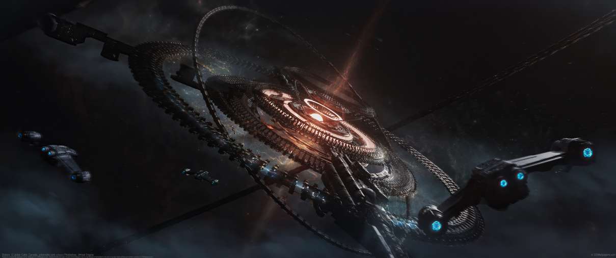 Station. ultrawide achtergrond