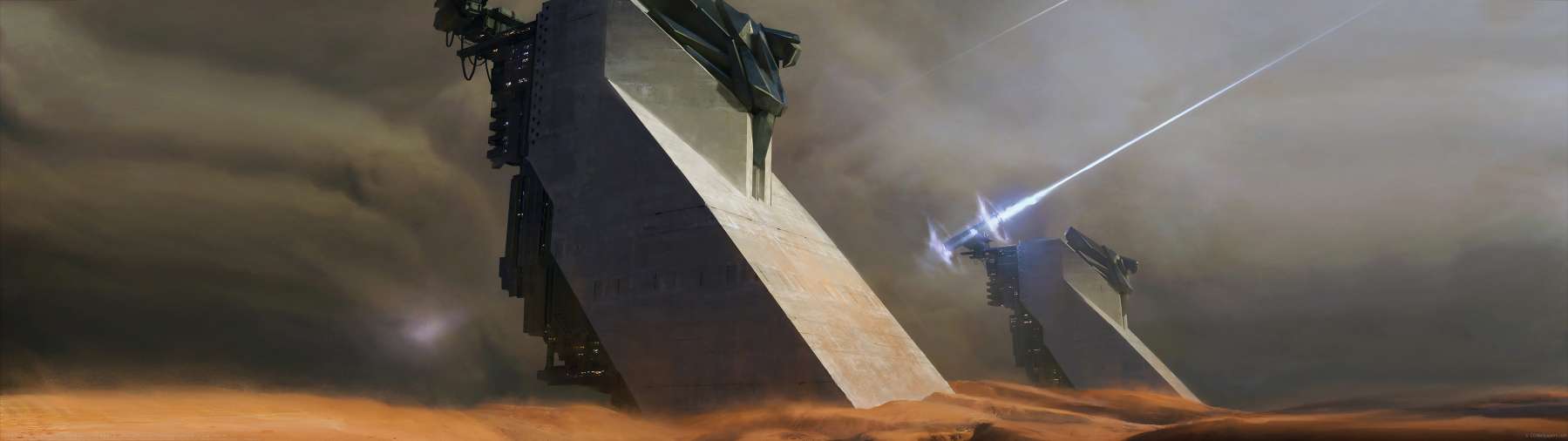 Dune: Awakening Concept Art ultrawide achtergrond