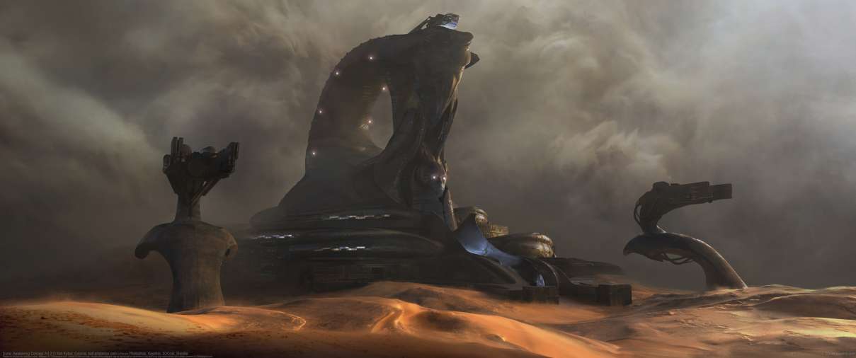 Dune: Awakening Concept Art 2 ultrawide achtergrond
