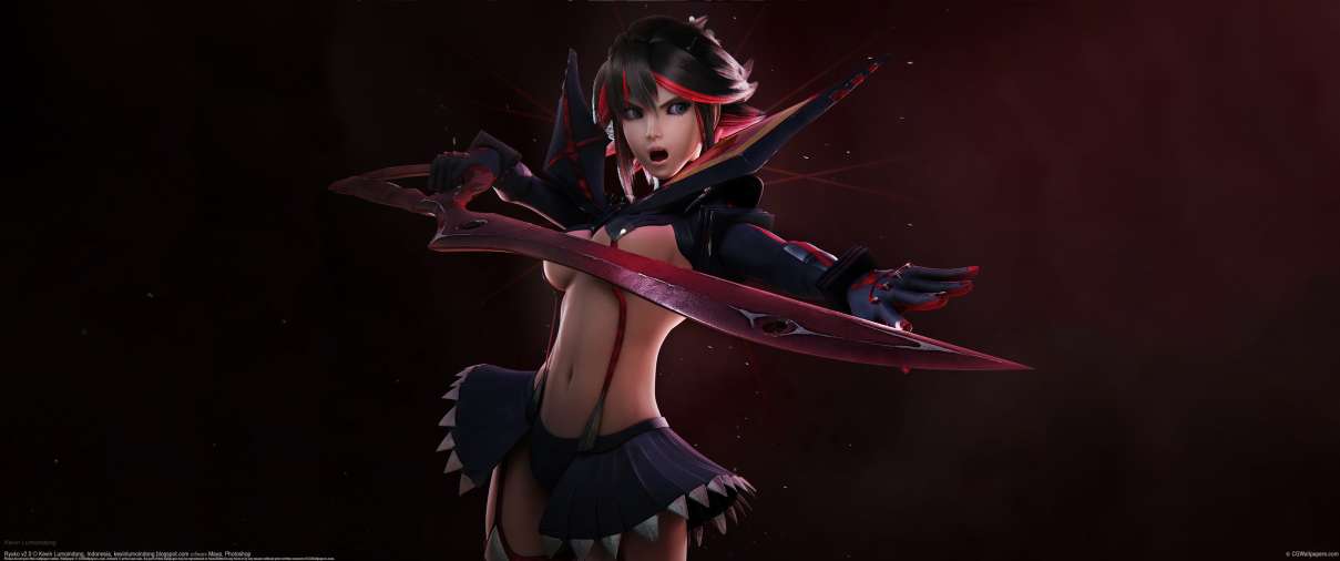 Ryuko v2.0 ultrawide achtergrond