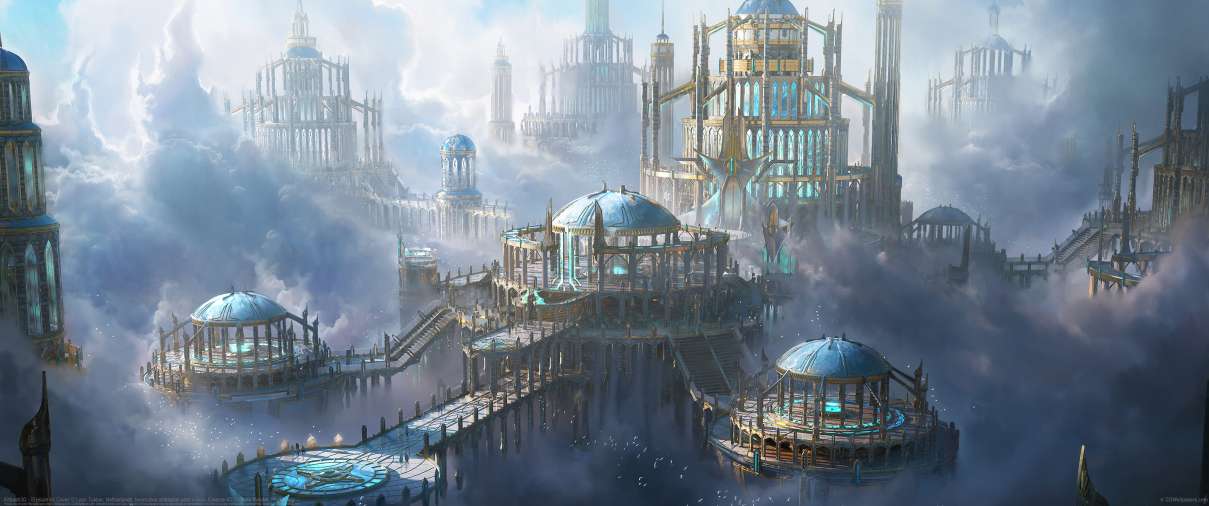 Kitbash3D - Elysium kit Cover ultrawide achtergrond