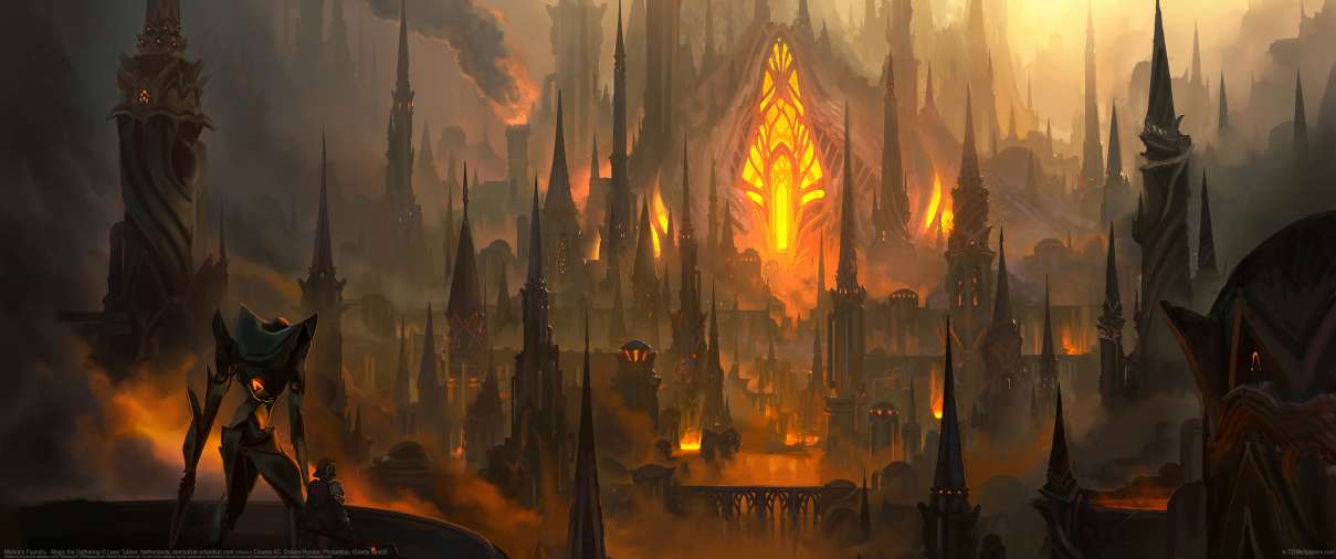 Mishra's Foundry - Magic the Gathering ultrawide achtergrond