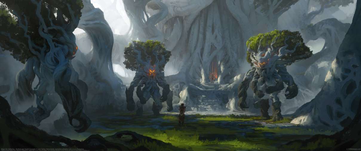 Magic the Gathering - Brothers war Argoth Concepts ultrawide achtergrond