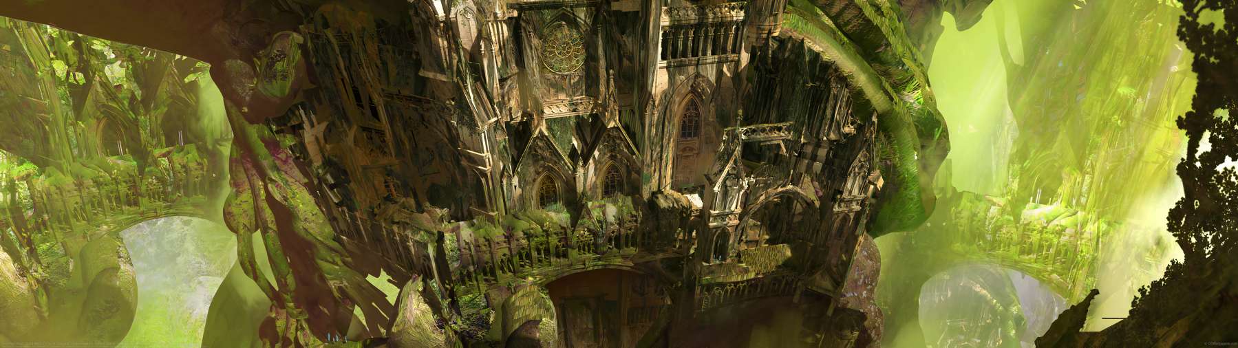 Petrified Area, Guild Wars 2 End of Dragons ultrawide achtergrond
