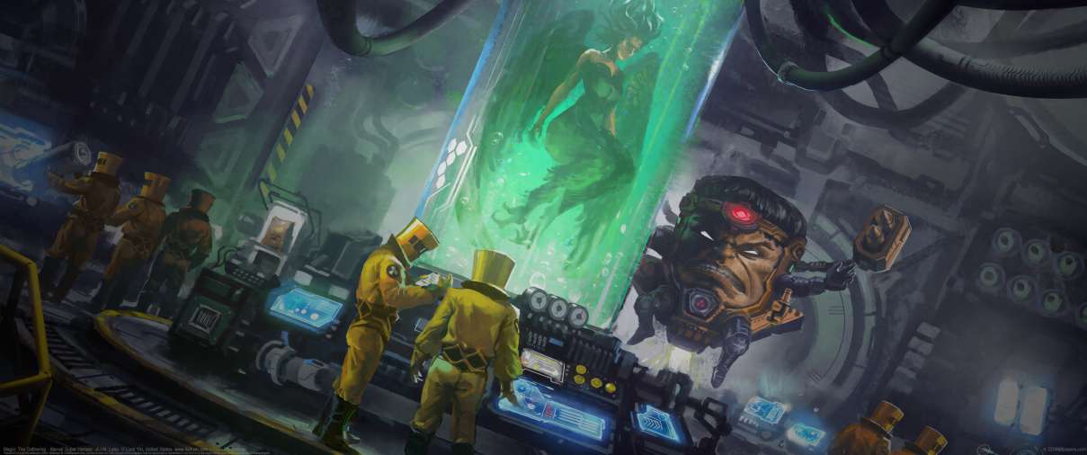 Magic: The Gathering - Marvel Super Heroes: -A.I.M. Labs- ultrawide achtergrond