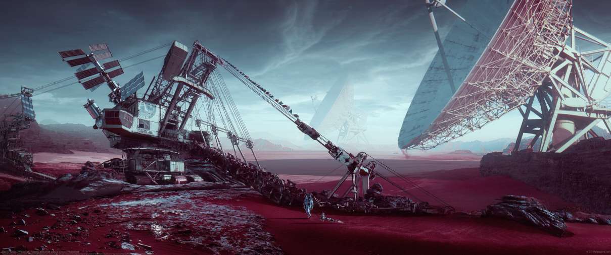 Red ultrawide achtergrond
