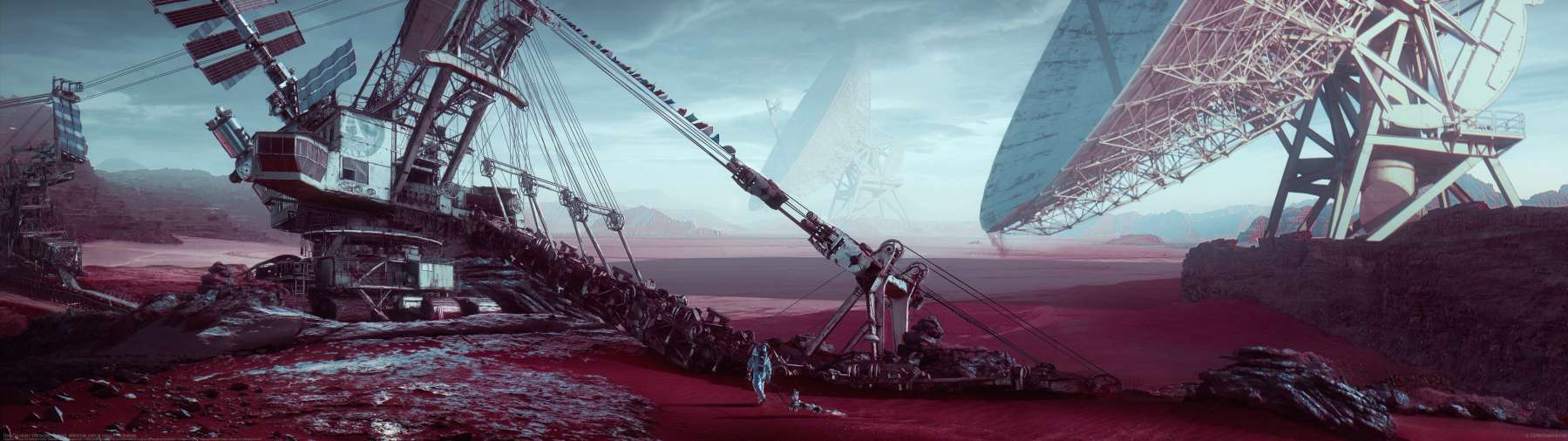 Red ultrawide achtergrond