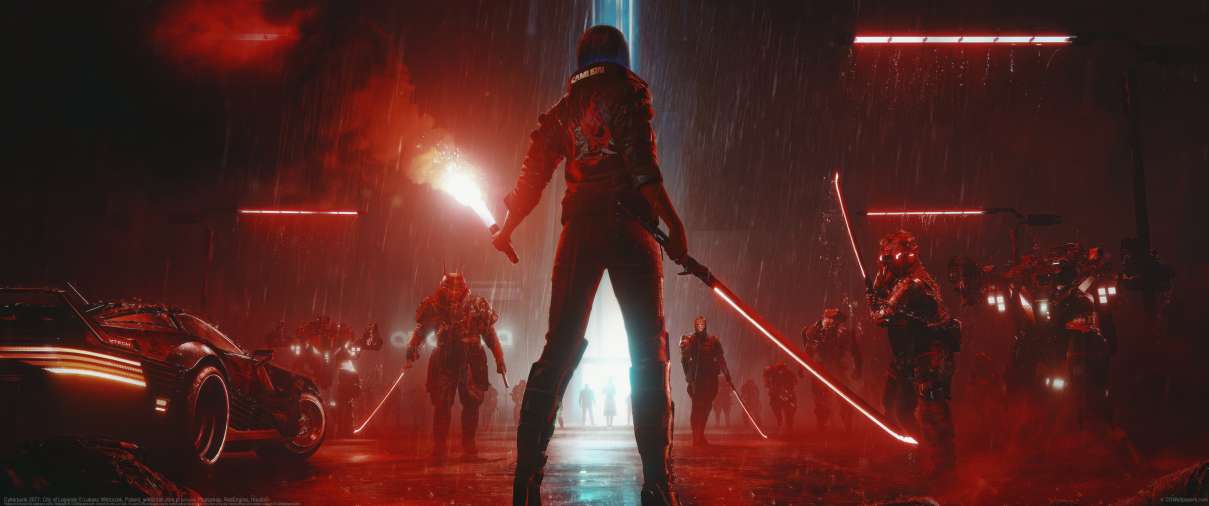 Cyberpunk 2077: City of Legends ultrawide achtergrond