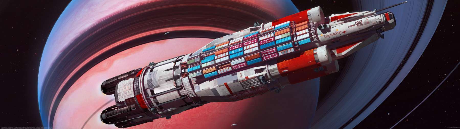 Prosperous Universe - Early Access Artwork ultrawide achtergrond